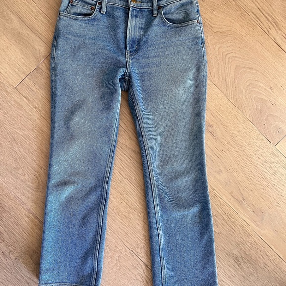 EUC Jenni Kayne "B Sides Field Kick flare Jeans in Viva" sz 27 - Picture 4 of 8